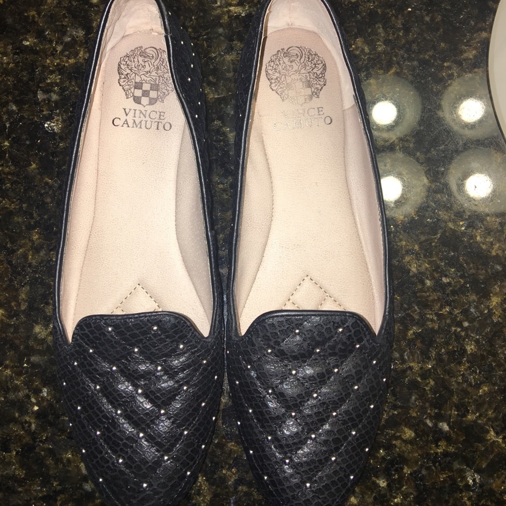 Vince Camuto ~ Studded Leather Loafers